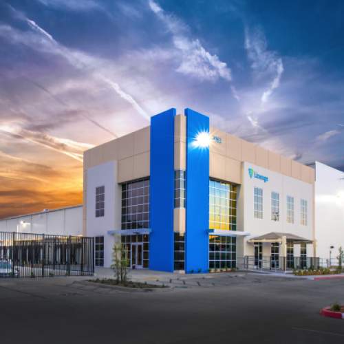 A Lineage Logistics cold storage facility