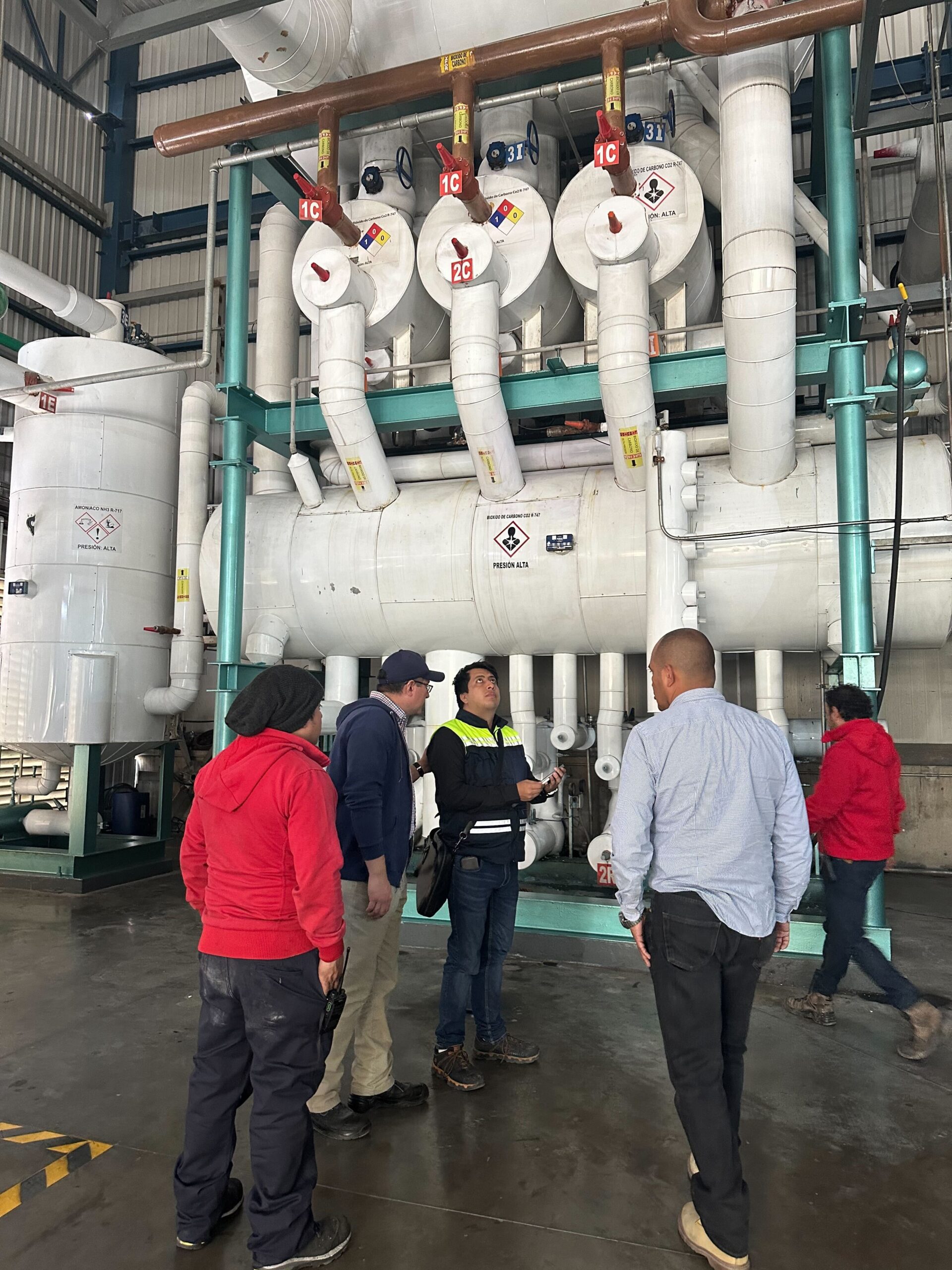 Industrial refrigeration system site visit