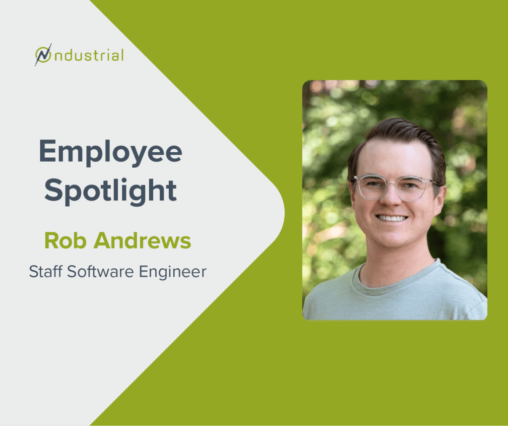 Rob Andrews employee spotlight graphic